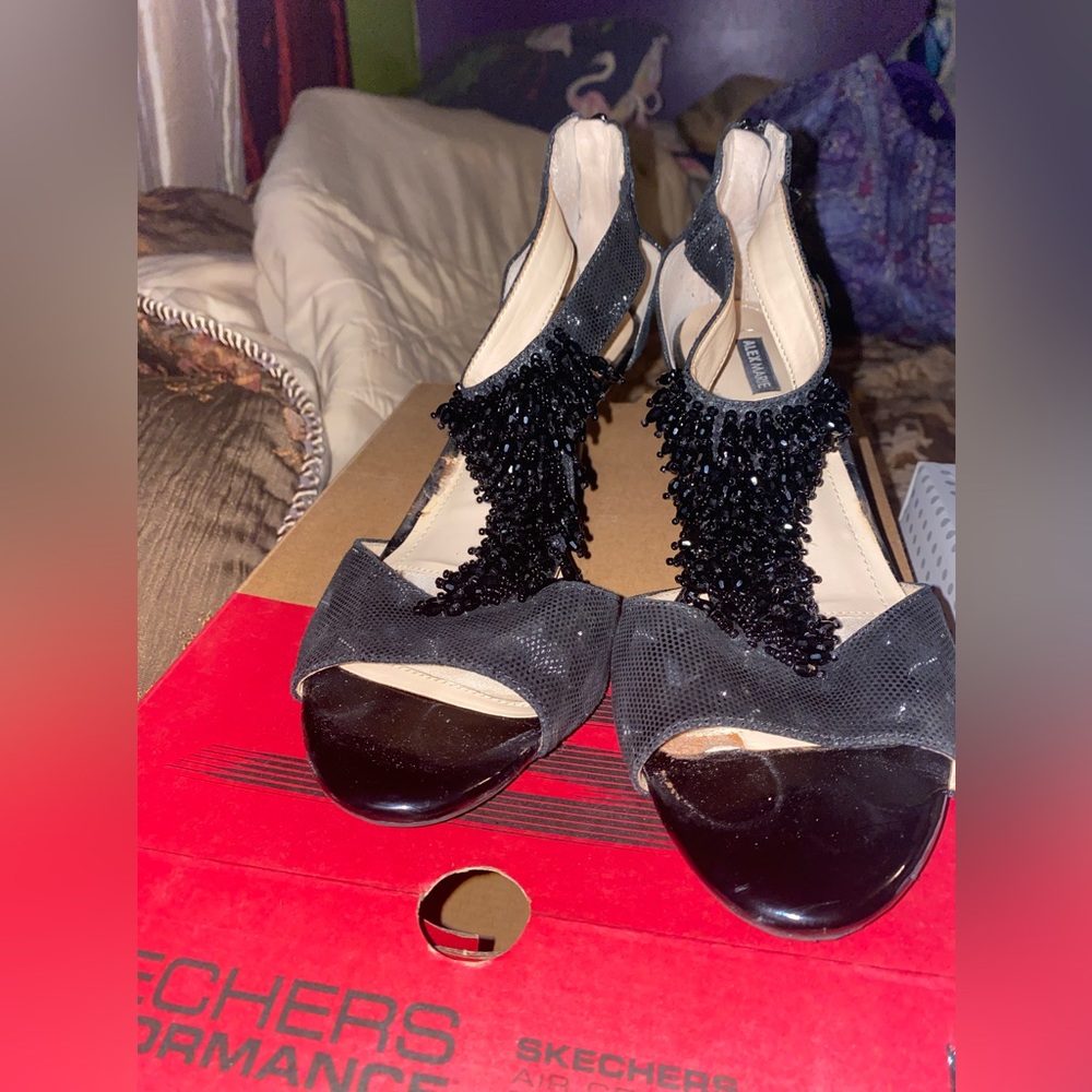 Black heels